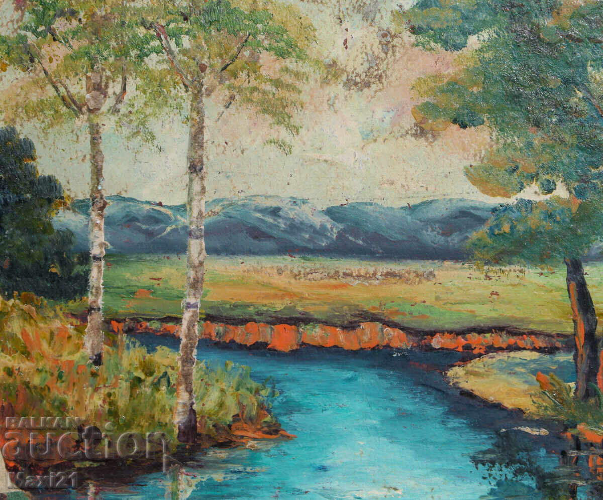 Ορεινό τοπίο ζωγραφική ελαιογραφία - 5 Ορεινό τοπίο ζωγραφική ελαιογραφία - 5