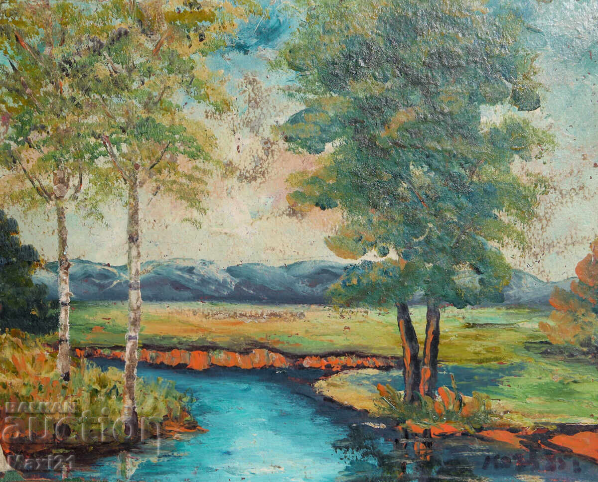 Ορεινό τοπίο ζωγραφική ελαιογραφία Ορεινό τοπίο ζωγραφική ελαιογραφία