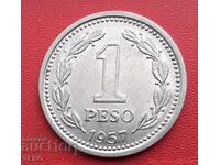 Argentina-1 peso 1957