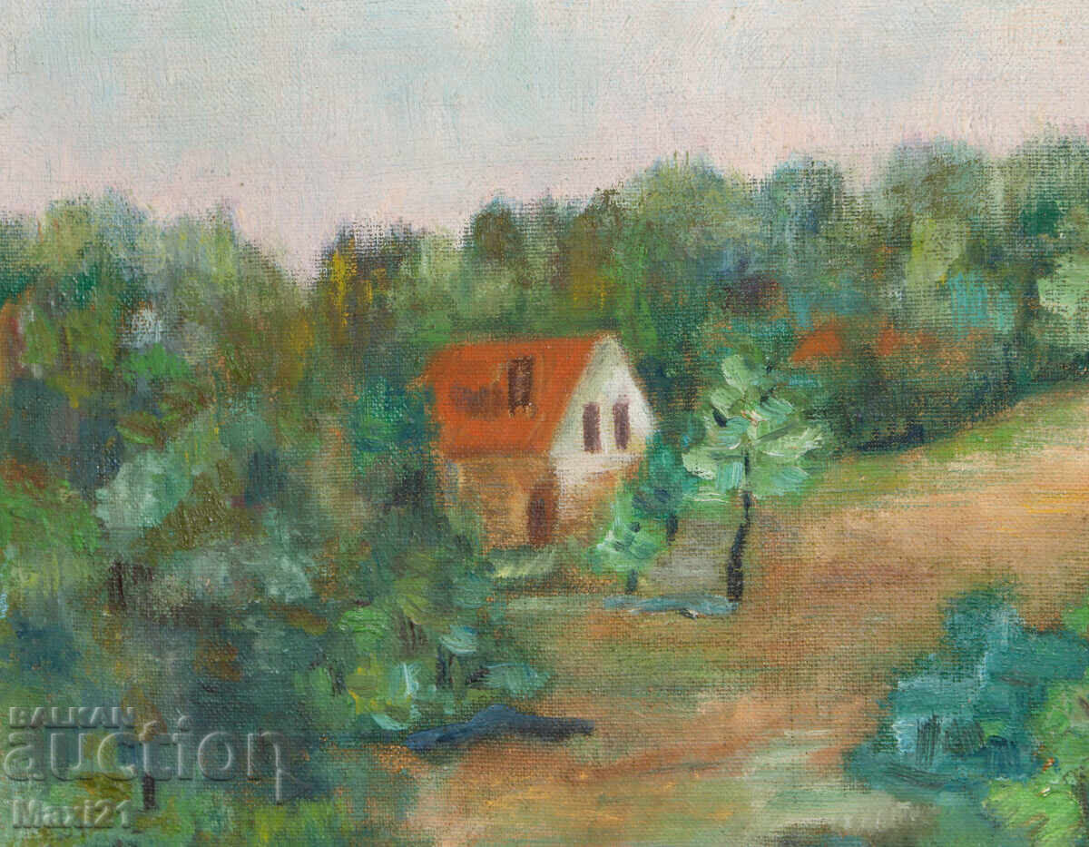 Livrarea Peisaj rural pictură ulei