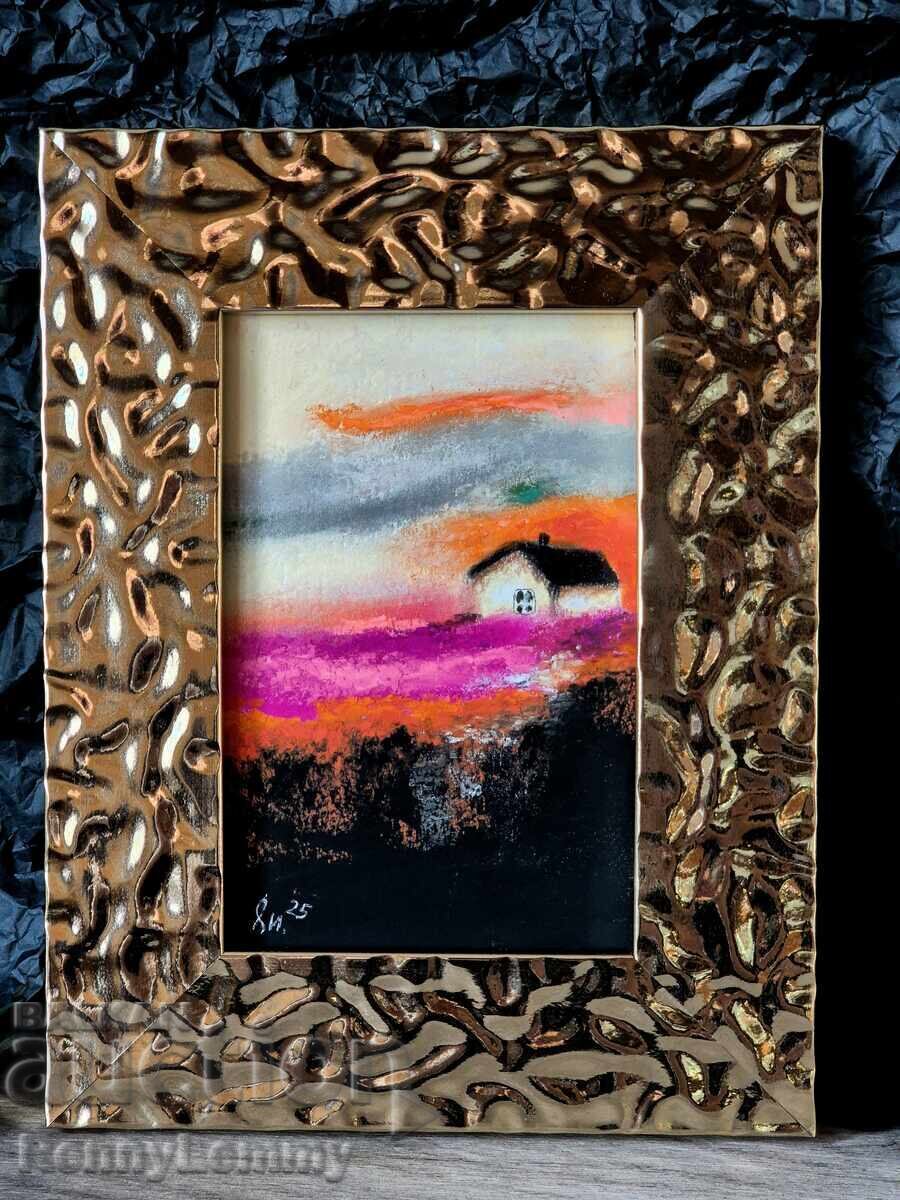 Autumn, miniature painting, original with price 45.00 BGN | € 23.01 Autumn, miniature painting, original with price 45.00 BGN | € 23.01