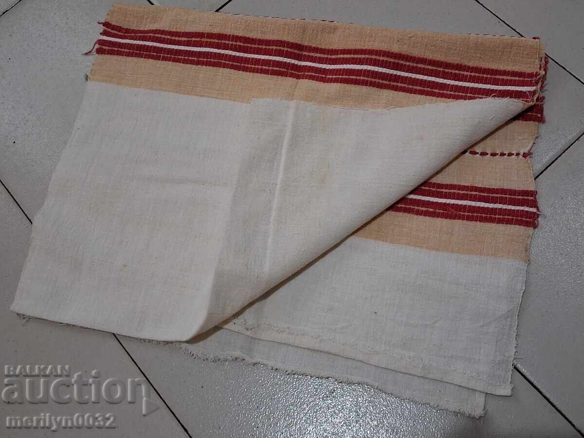 Broderie veche kenar din pânză țesută manual - 5