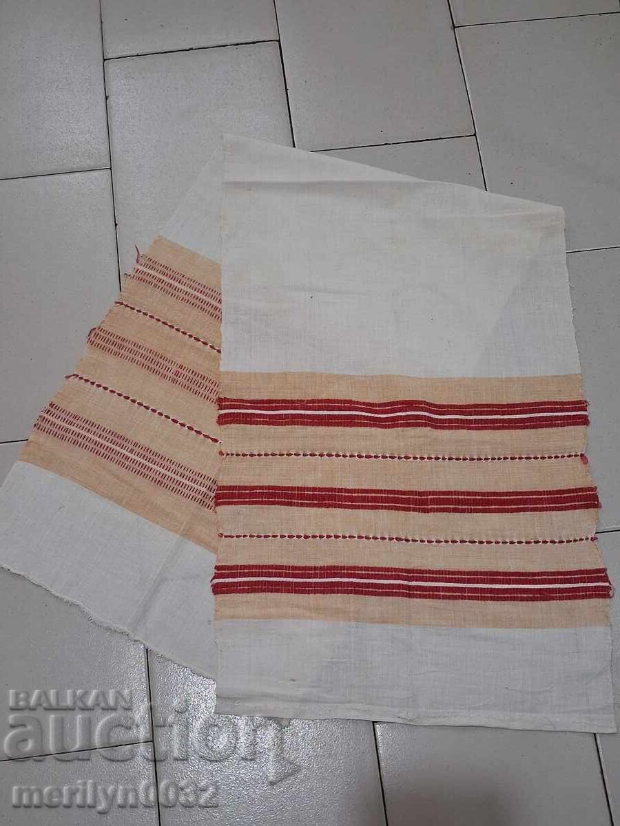 Old hand woven cloth kenar embroidery