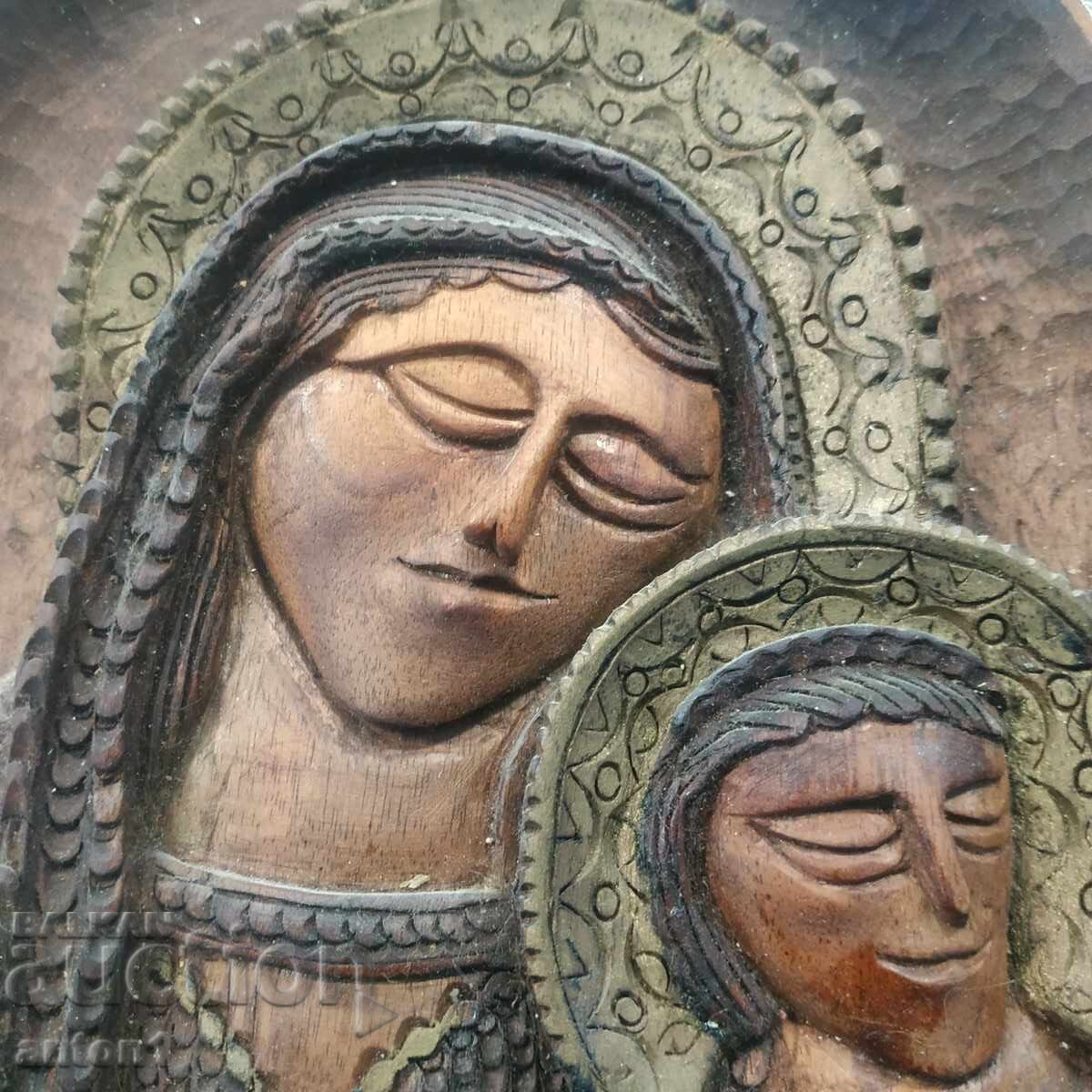 Delivery of Wooden icon