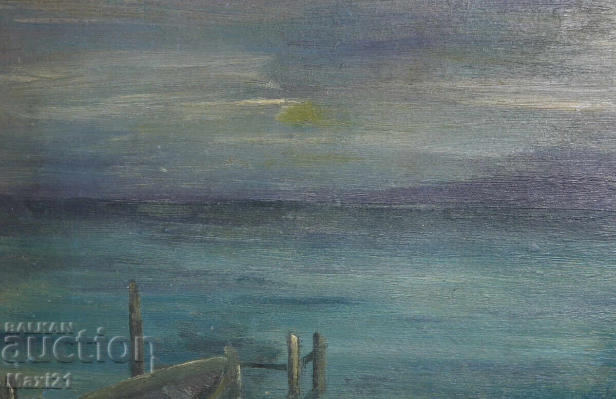 Livrarea Peisaj marin pictură ulei