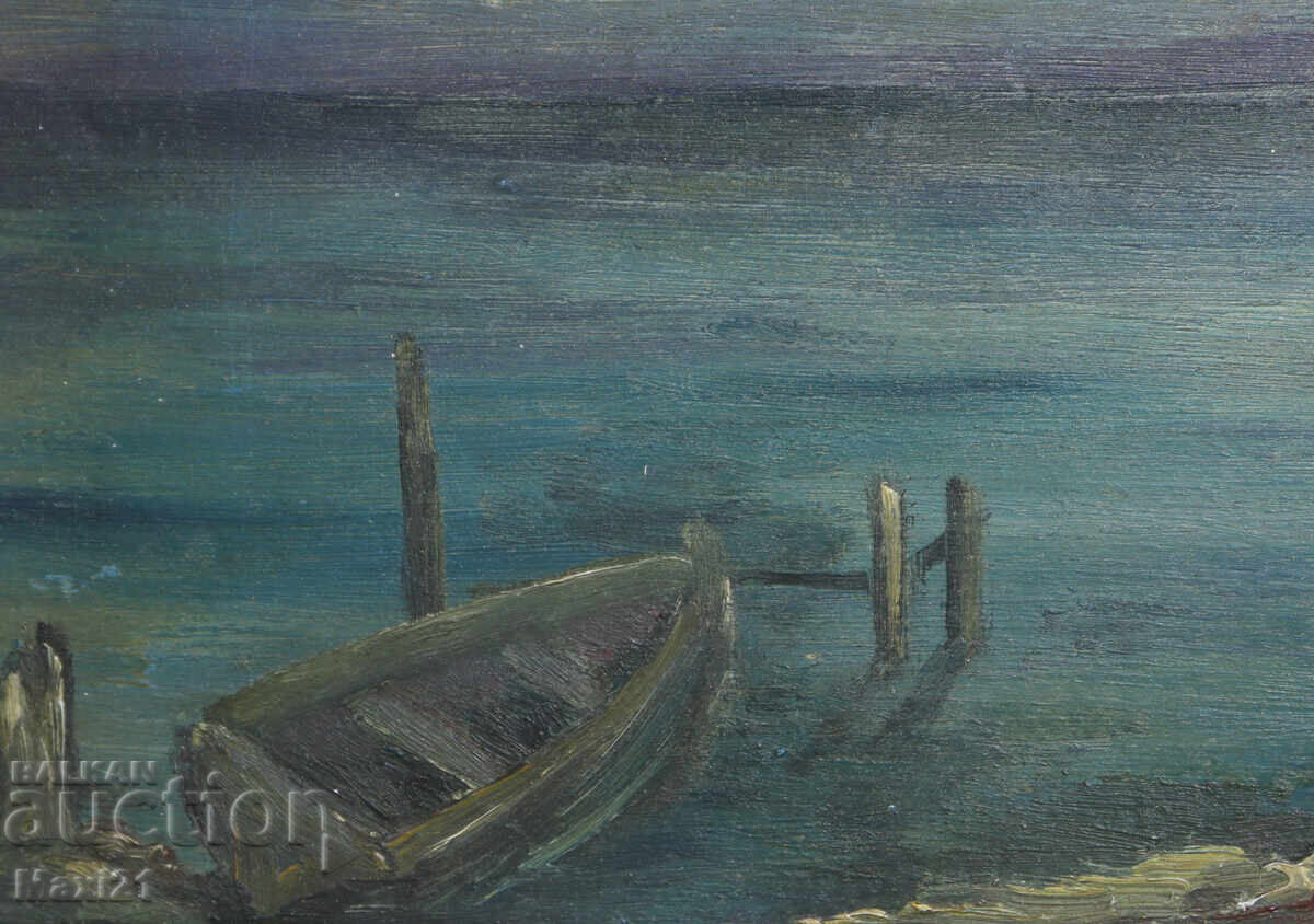 Peisaj marin pictură ulei - 5