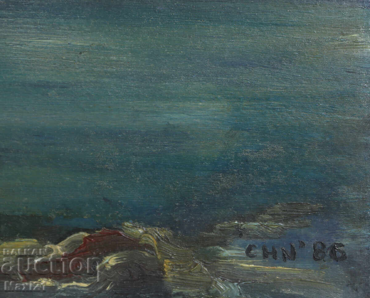 Peisaj marin pictură ulei - 6