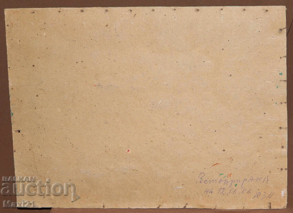 Пейзаж стара картина маслени бои - 6