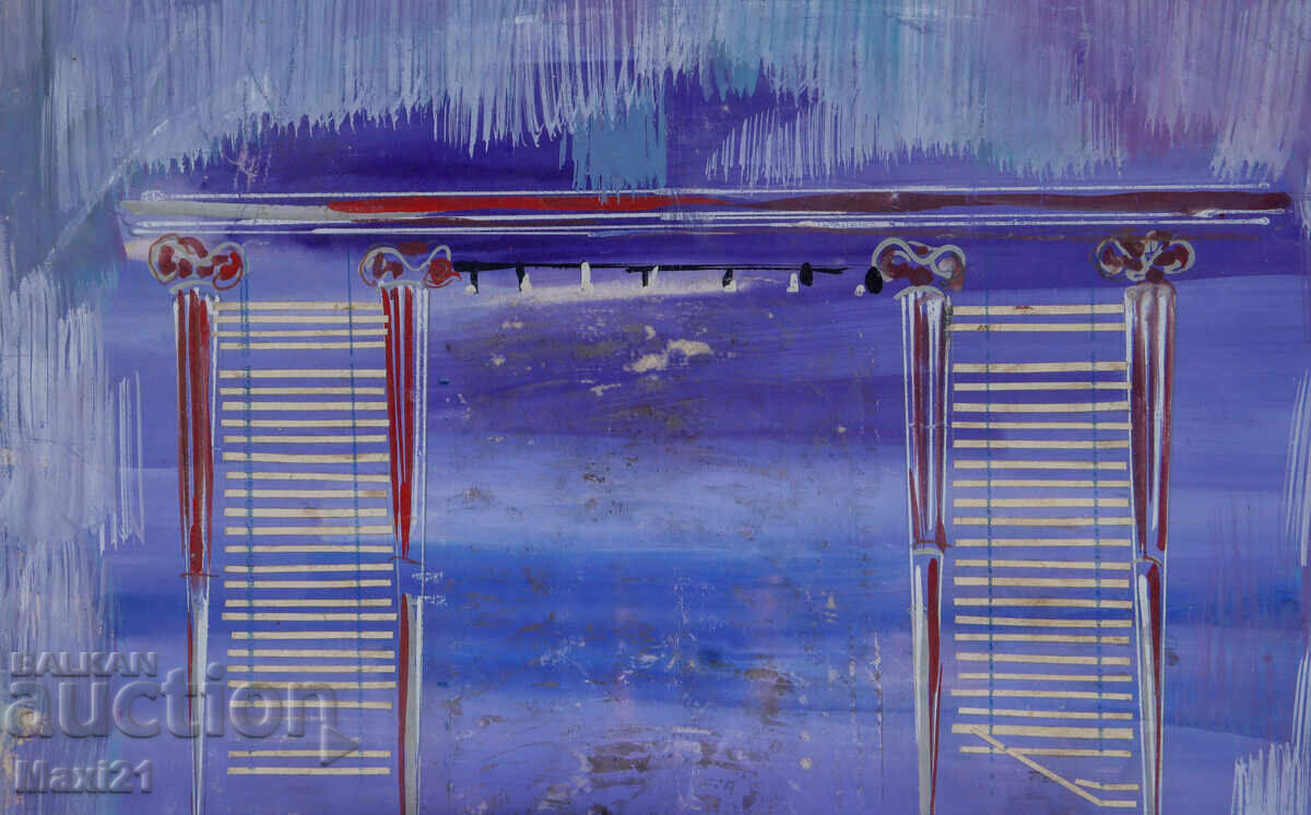 Доставка на Картина гваш декор сценография