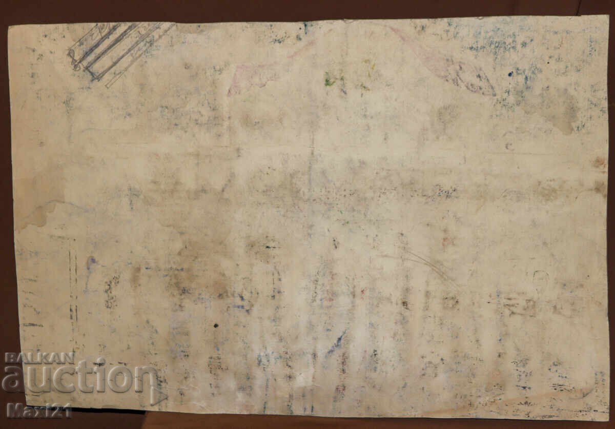 Картина гваш декор сценография - 6