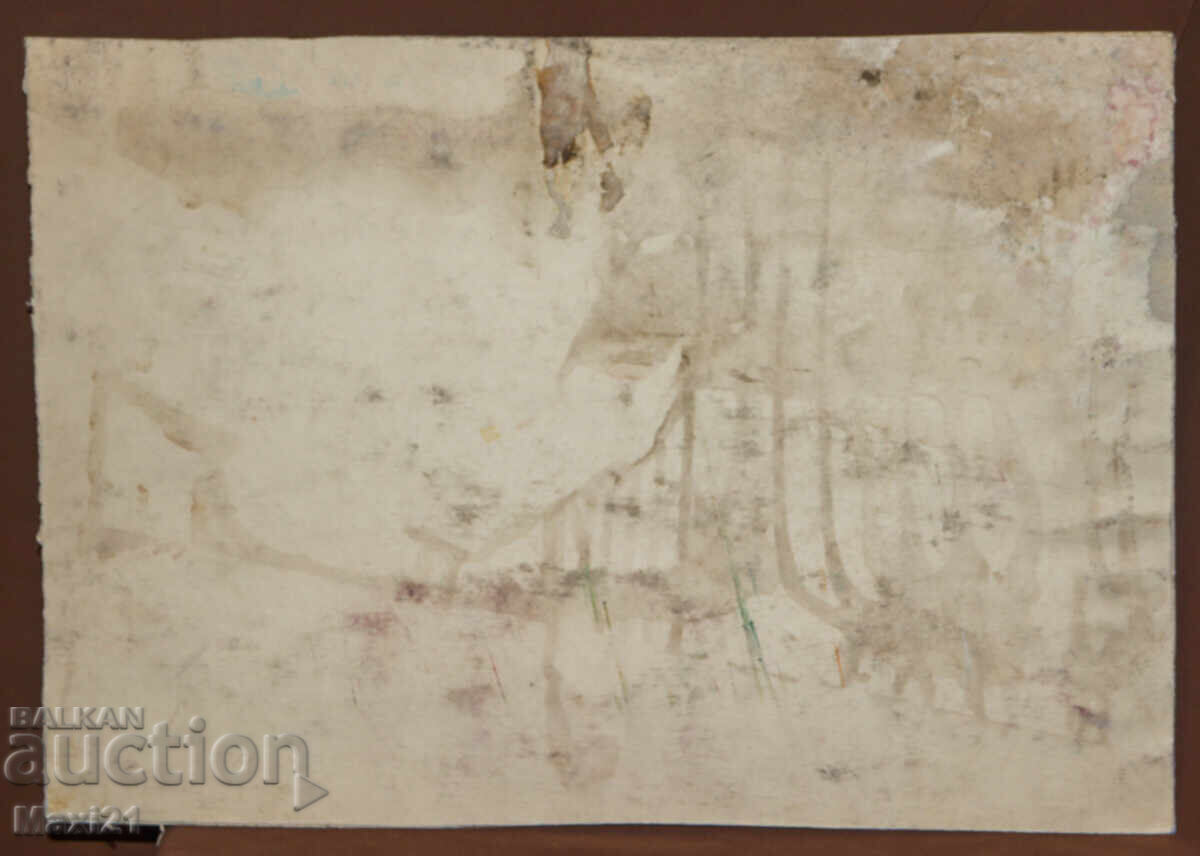 Παλαιό έργο γκουάς διακόσμηση σκηνογραφία - 7