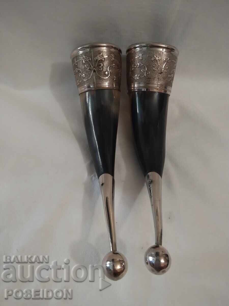 ДВА  РОГА  РОГ ГРУЗИНСКИ РОГ ЗА ВИНО - 6