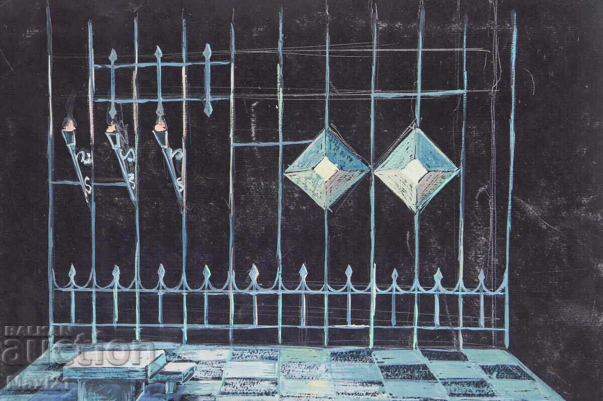 Παράδοση Παλαιό έργο γκουάς διακόσμηση σκηνογραφία Παράδοση Παλαιό έργο γκουάς διακόσμηση σκηνογραφία