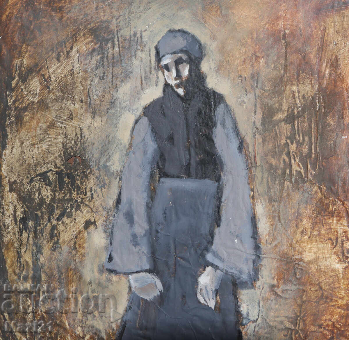 Livrarea Tablou cu tempera, portret feminin Livrarea Tablou cu tempera, portret feminin