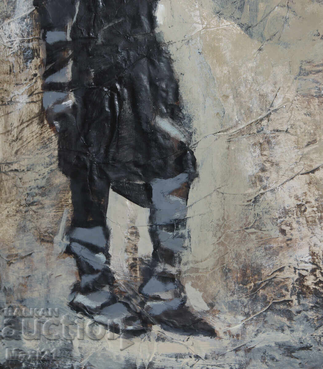 Painting tempera paints female portrait - 6 Painting tempera paints female portrait - 6