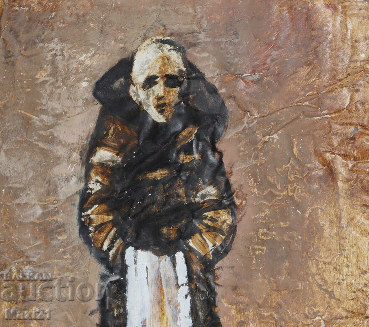 Παράδοση Πίνακας με τέμπερα, πορτρέτο καθολικού μοναχού