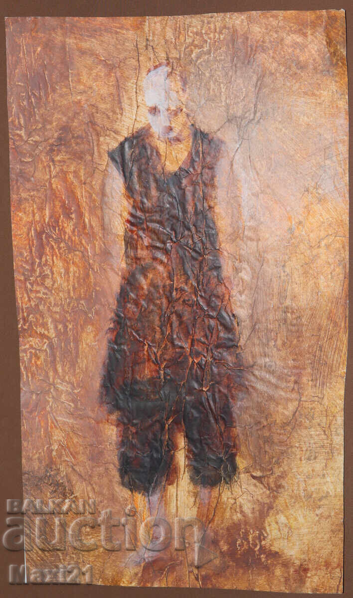 Tablou cu tempera, portret masculin cu preț 180.00 BGN | € 92.03 Tablou cu tempera, portret masculin cu preț 180.00 BGN | € 92.03