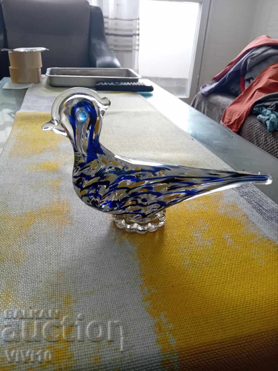 Figurină veche de sticlă Murano