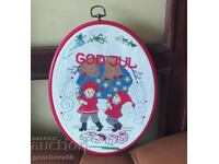 Broderie manuală, goblen înrămat