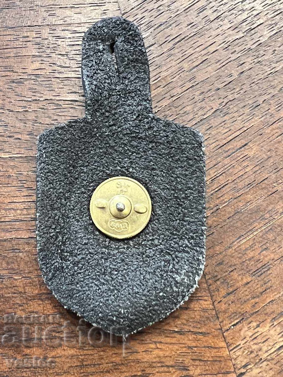 Auction  Badge of the General Staff of the Land Forces with Leather Carrier