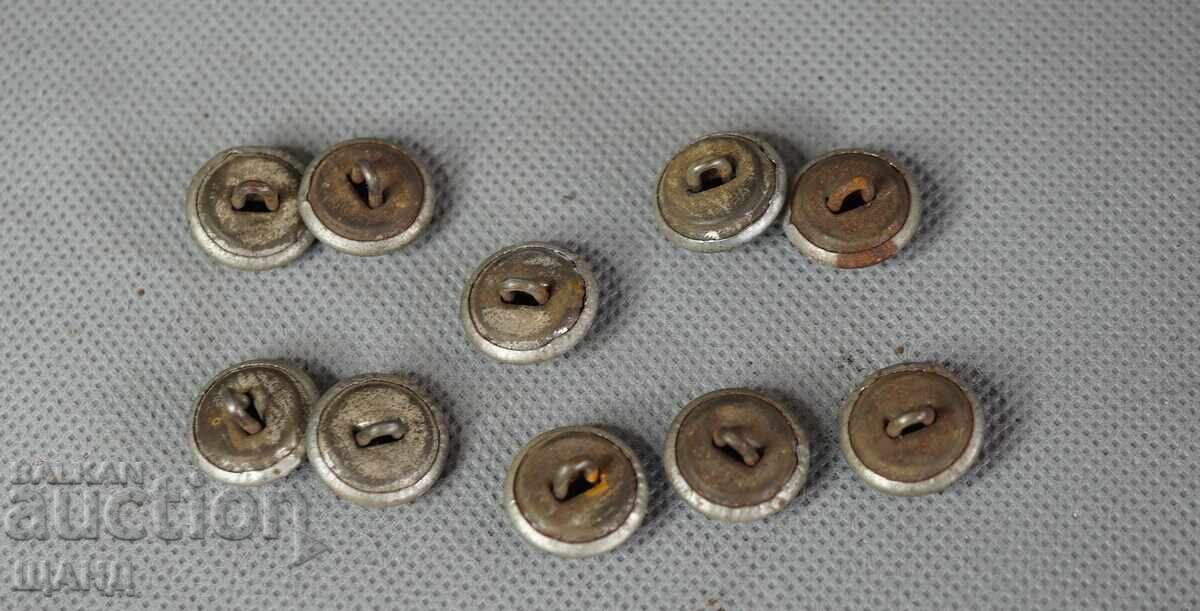 10 Old Military Uniform Buttons with Lion with price 5.00 BGN | € 2.56 10 Old Military Uniform Buttons with Lion with price 5.00 BGN | € 2.56