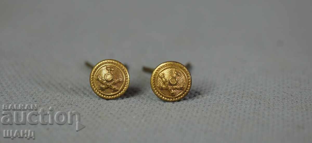 2 Buttons Kingdom of Bulgaria Military Uniform Artillery Hat 2 Buttons Kingdom of Bulgaria Military Uniform Artillery Hat