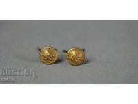 2 Buttons Kingdom of Bulgaria Military Uniform Artillery Hat