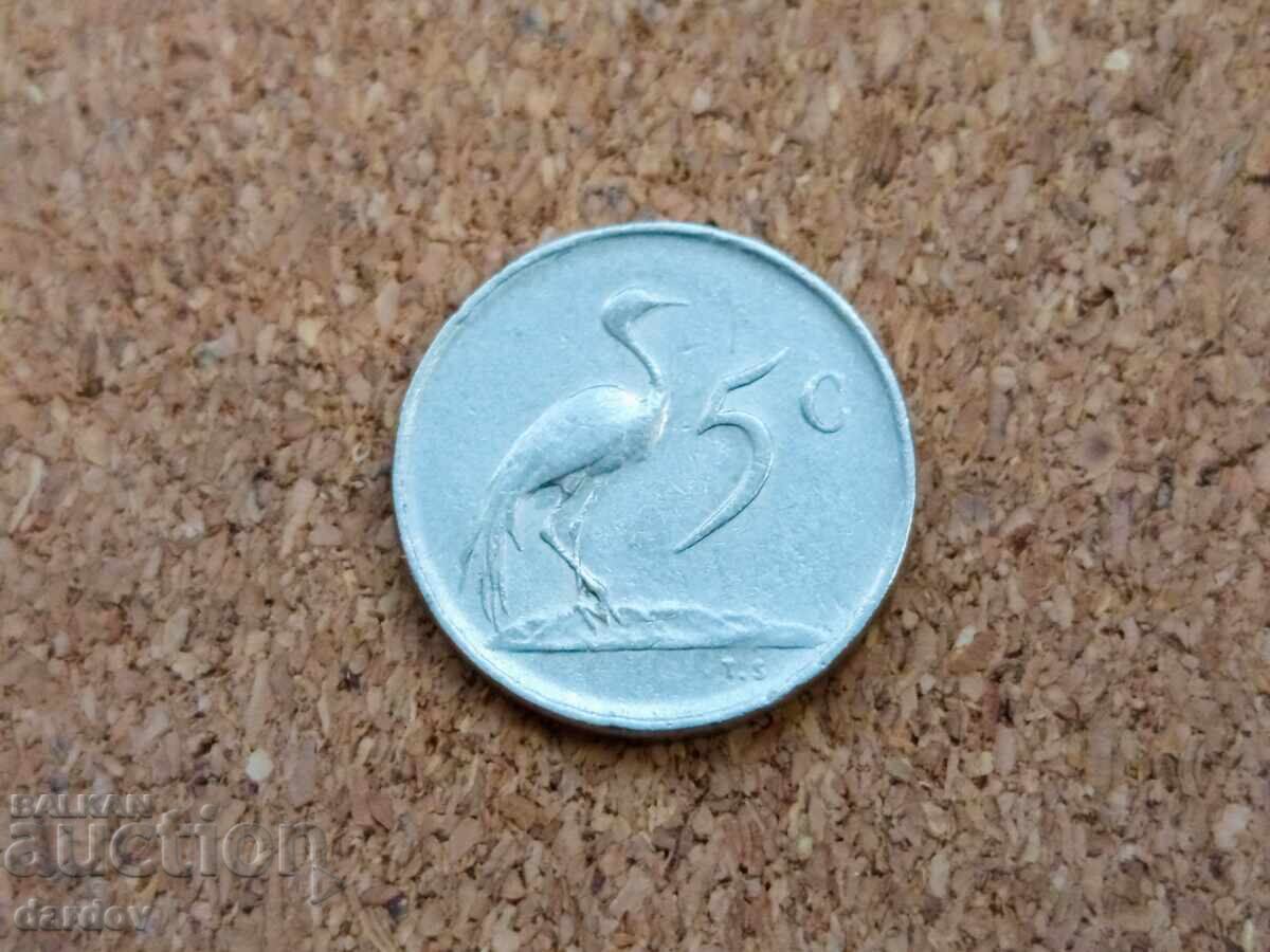 Νότια Αφρική 5 σεντ 1976