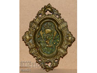 Παλιό βαρύ μπρούτζινο τασάκι