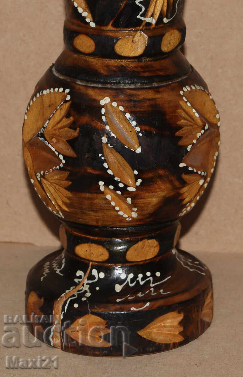 Ενδιαφέρον χειροποίητο βάζο ξυλόγλυπτο - 5 Ενδιαφέρον χειροποίητο βάζο ξυλόγλυπτο - 5