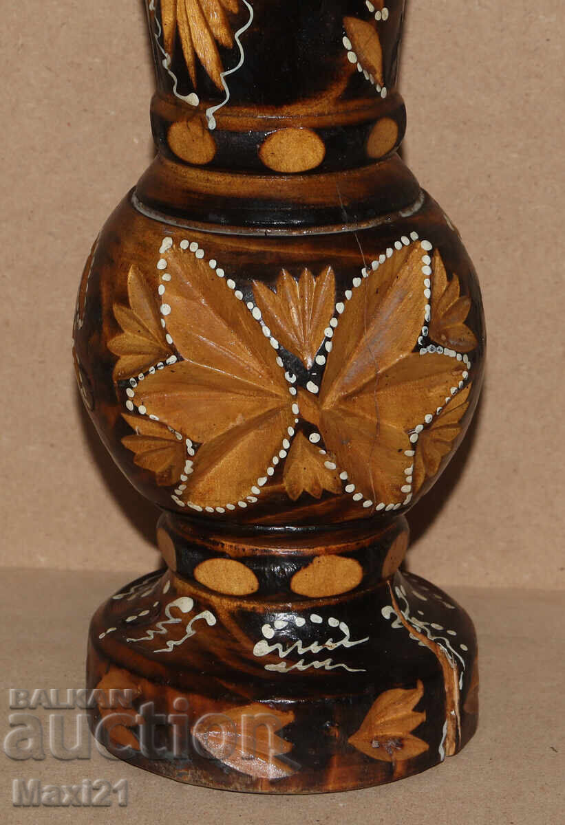 Ενδιαφέρον χειροποίητο βάζο ξυλόγλυπτο - 7 Ενδιαφέρον χειροποίητο βάζο ξυλόγλυπτο - 7