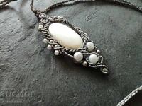 Colier ART gerdan bijuterie, lucrat manual 24.10.25