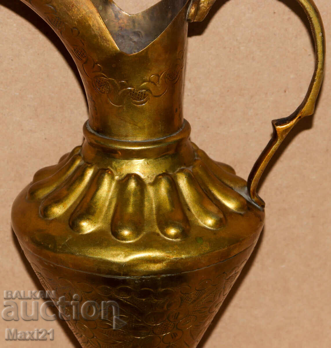 Δημοπρασία Παλιό ορειχάλκινο τσαγιέρα κανάτα