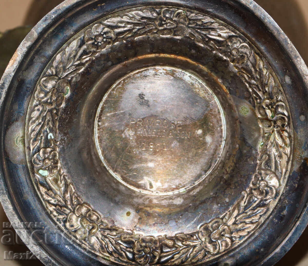 Cana veche argintată WA Rogers and son - 7