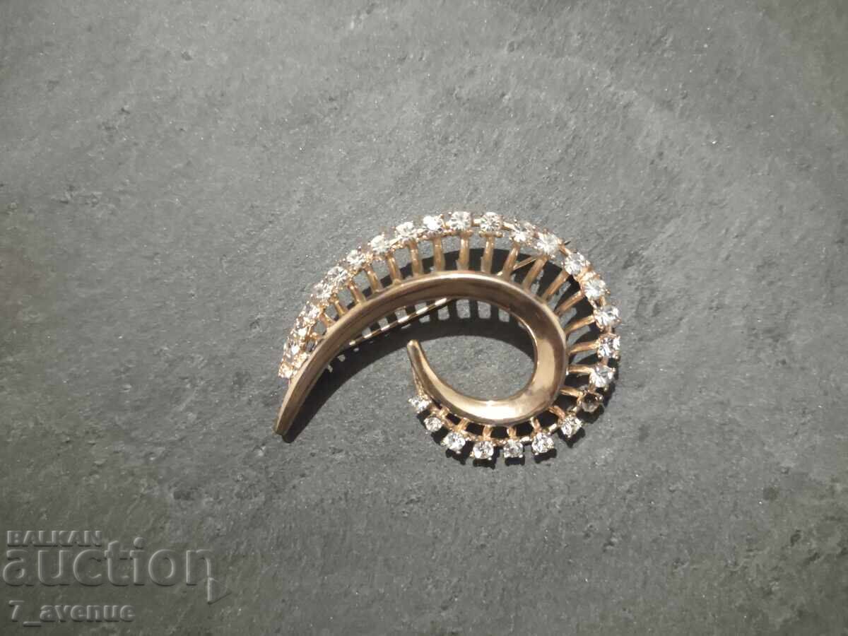 Brooch jewelry large massive beautiful 70s 24.10.25 with price 69.00 BGN | € 35.28