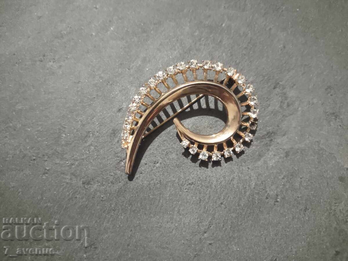 Auction  Brooch jewelry large massive beautiful 70s 24.10.25