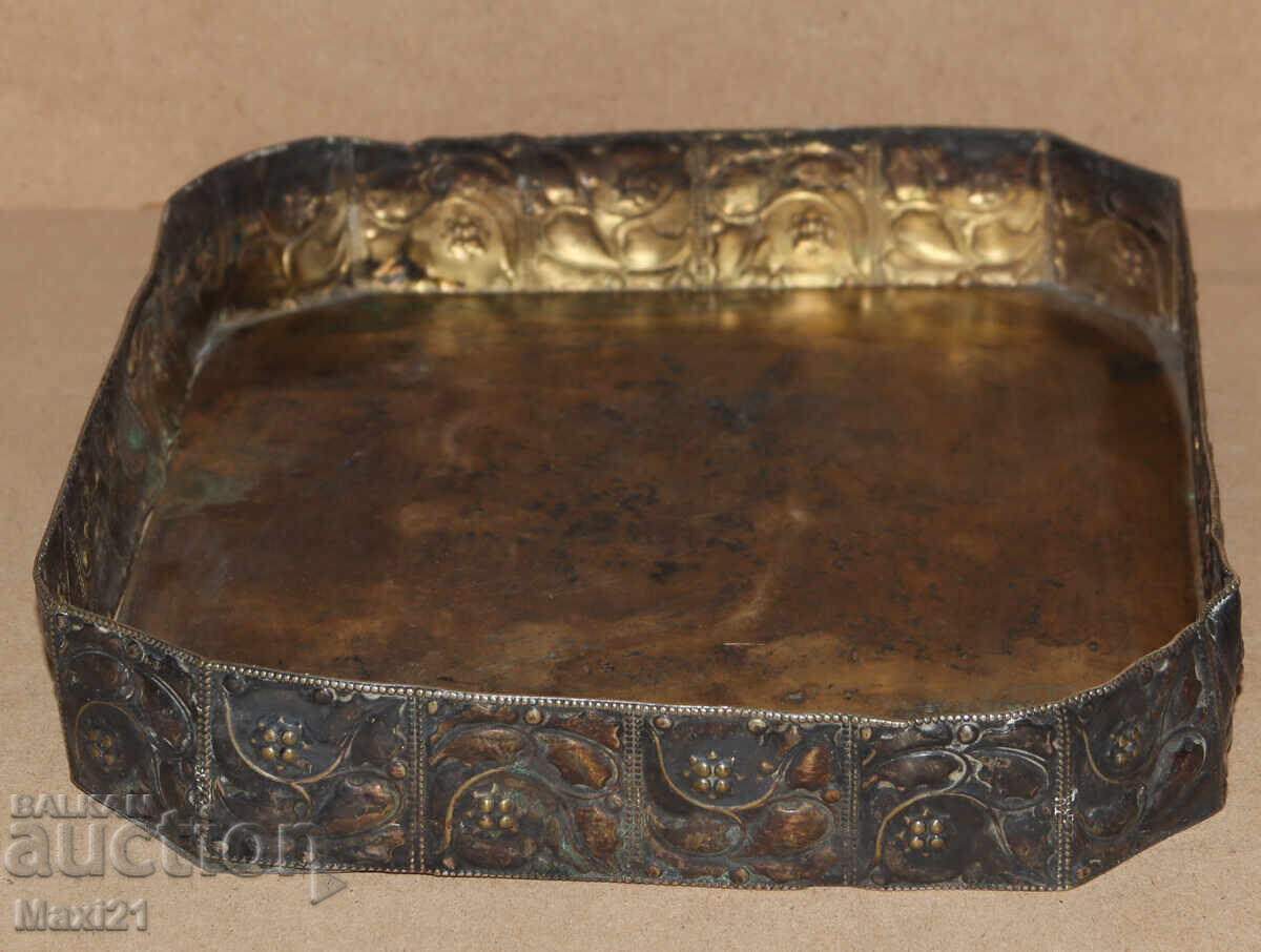 Παλιά ασημένια χειροποίητη κούπα - 5