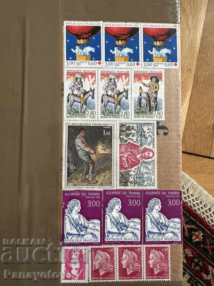 CUTIE CU TIMBRE POȘTALE FRANȚA FILATELIE CIRCULAT ACTUAL - 6