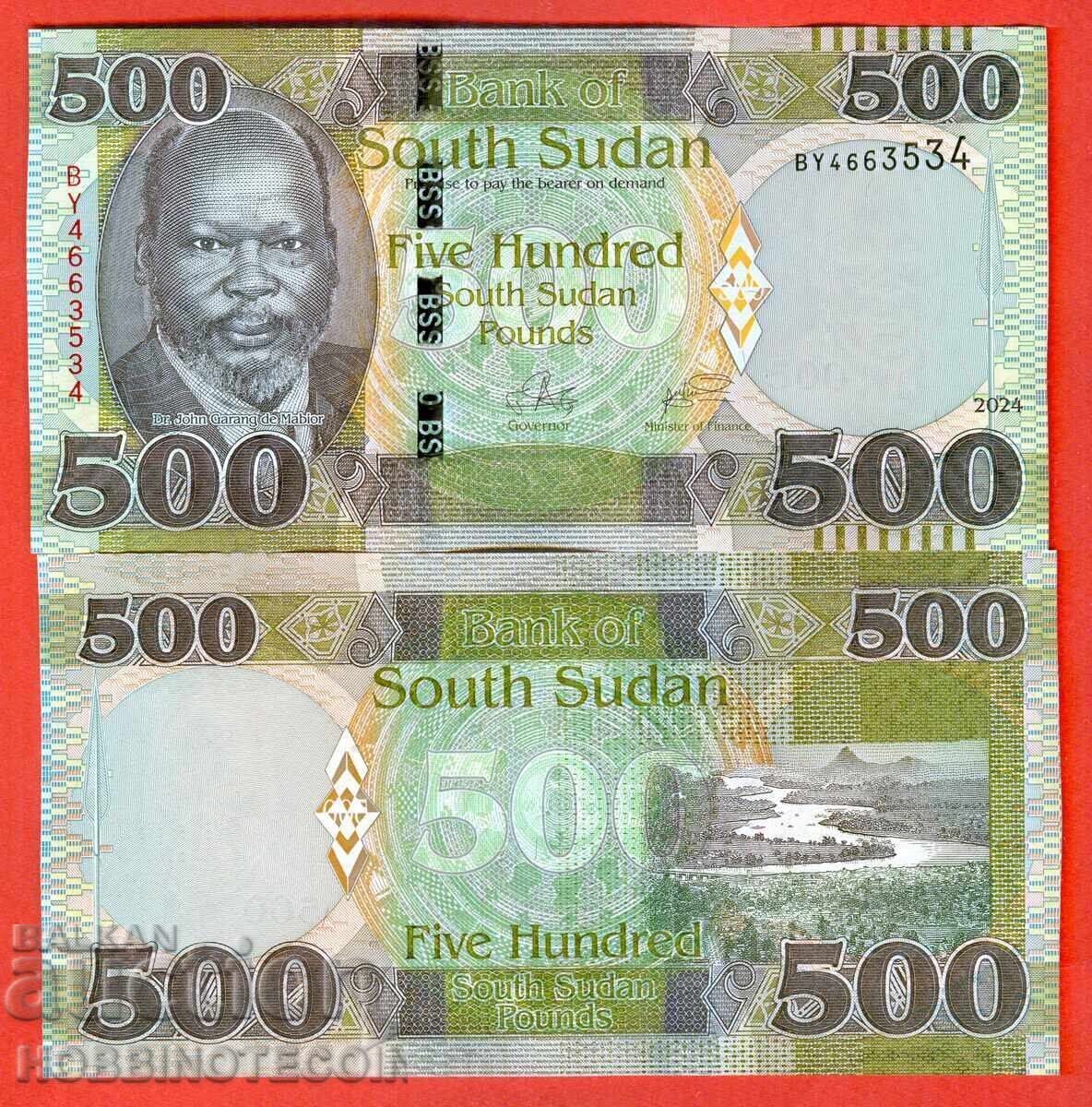 SOUTH SUDAN SOUTH SUDAN 500 SUDAN PAUNDS 2024 NEW UNC