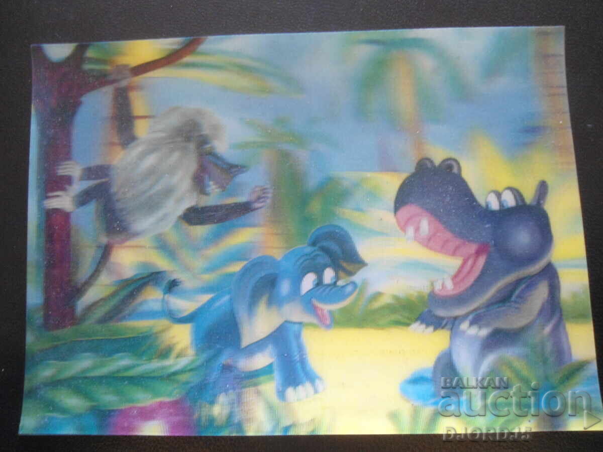 Παλιά στερεοσκοπική κάρτα, Ελεφαντάκι