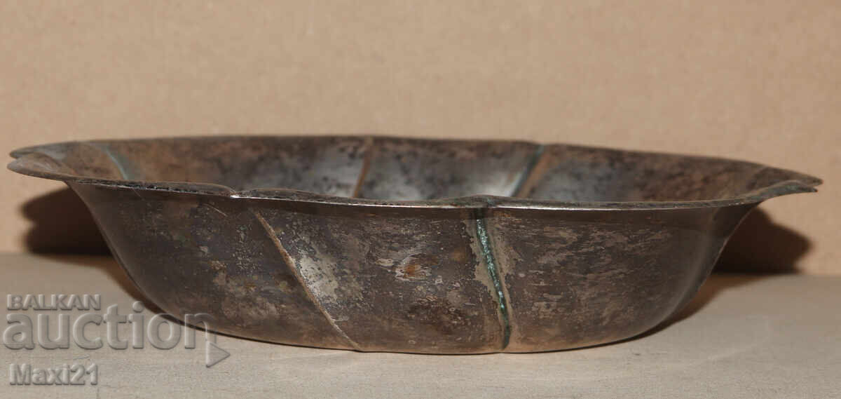 Old German Silver-plated Fruit Bowl WMF - 5 Old German Silver-plated Fruit Bowl WMF - 5