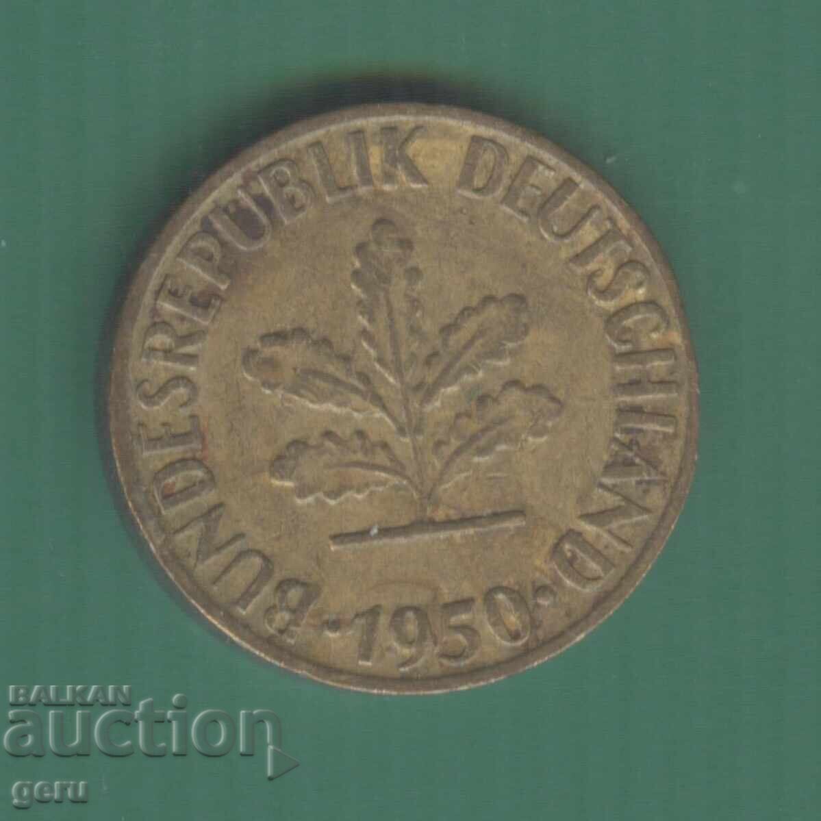 Γερμανία 5 πφένιγκ 1950 j4a Γερμανία 5 πφένιγκ 1950 j4a