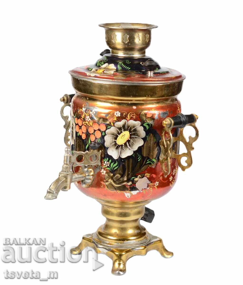 Painted Russian Samovar USSR with price 35.00 BGN | € 17.90 Painted Russian Samovar USSR with price 35.00 BGN | € 17.90