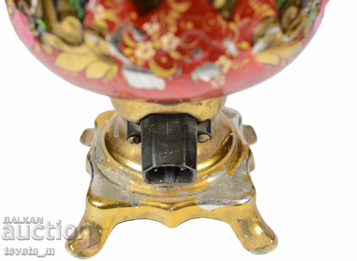 Painted Russian Samovar USSR - 6 Painted Russian Samovar USSR - 6