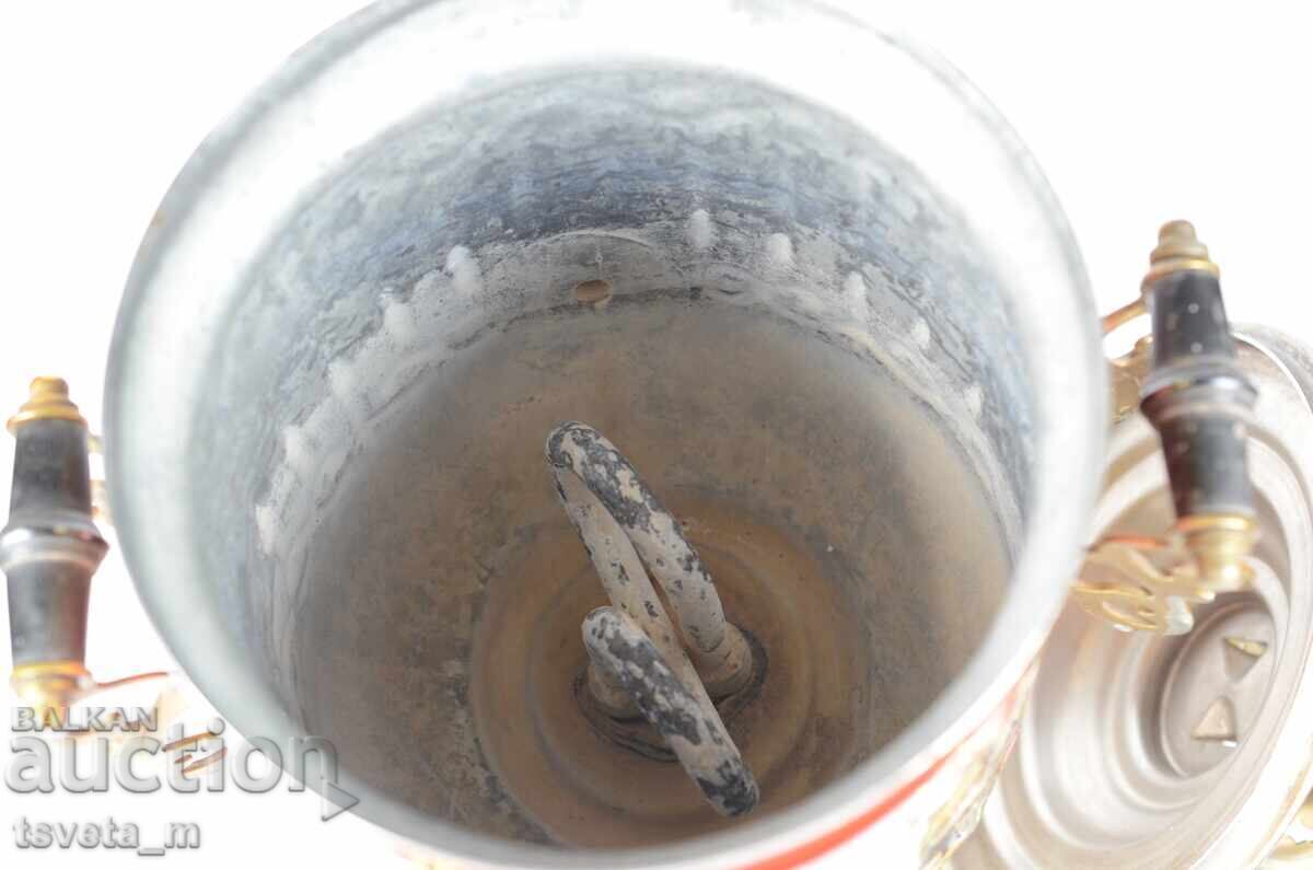 Painted Russian Samovar USSR - 7 Painted Russian Samovar USSR - 7