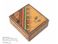 Ξύλινο κουτί τσιγάρων χειροποίητο, πυρογραφημένο 20 τμχ