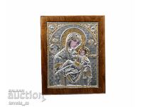 Icon with a frame of the Holy Mother of God