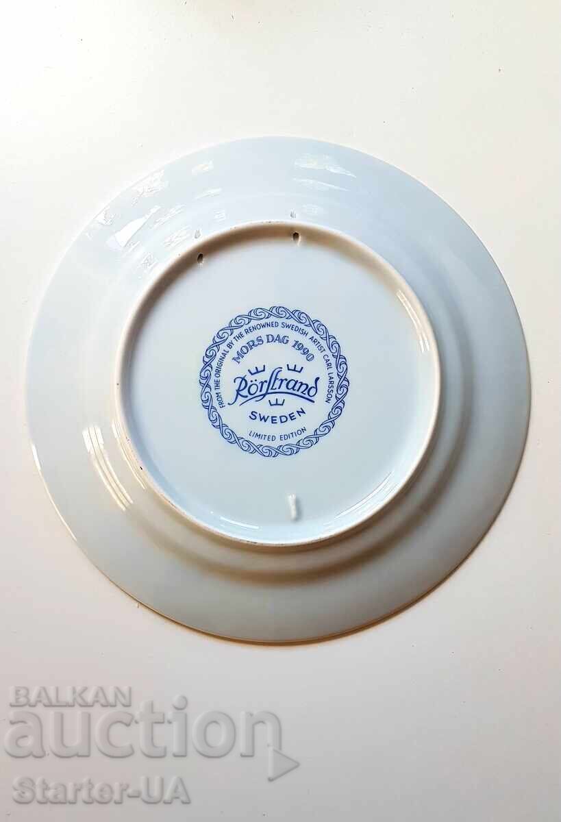 Farfurie din porțelan de colecție RÖRSTRAND "Mors Dag 1990" cu preț € 3.58 | 7.00 BGN