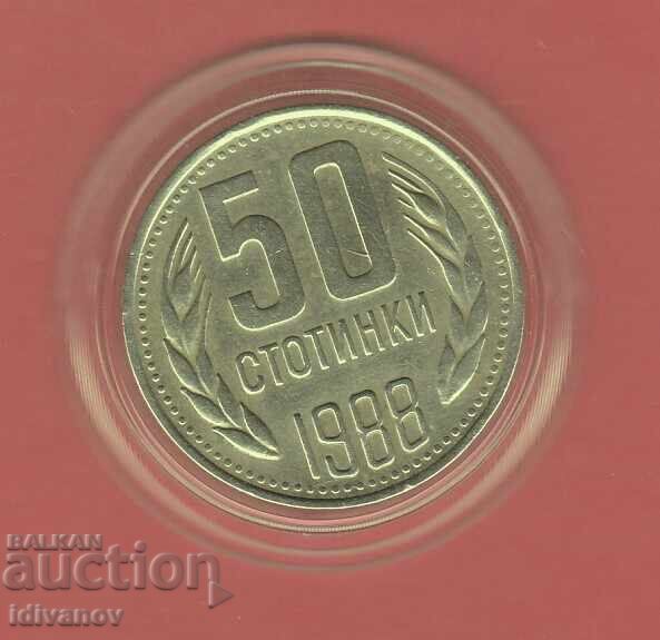 50 Stotinki 1988 - 2 - Excellent
