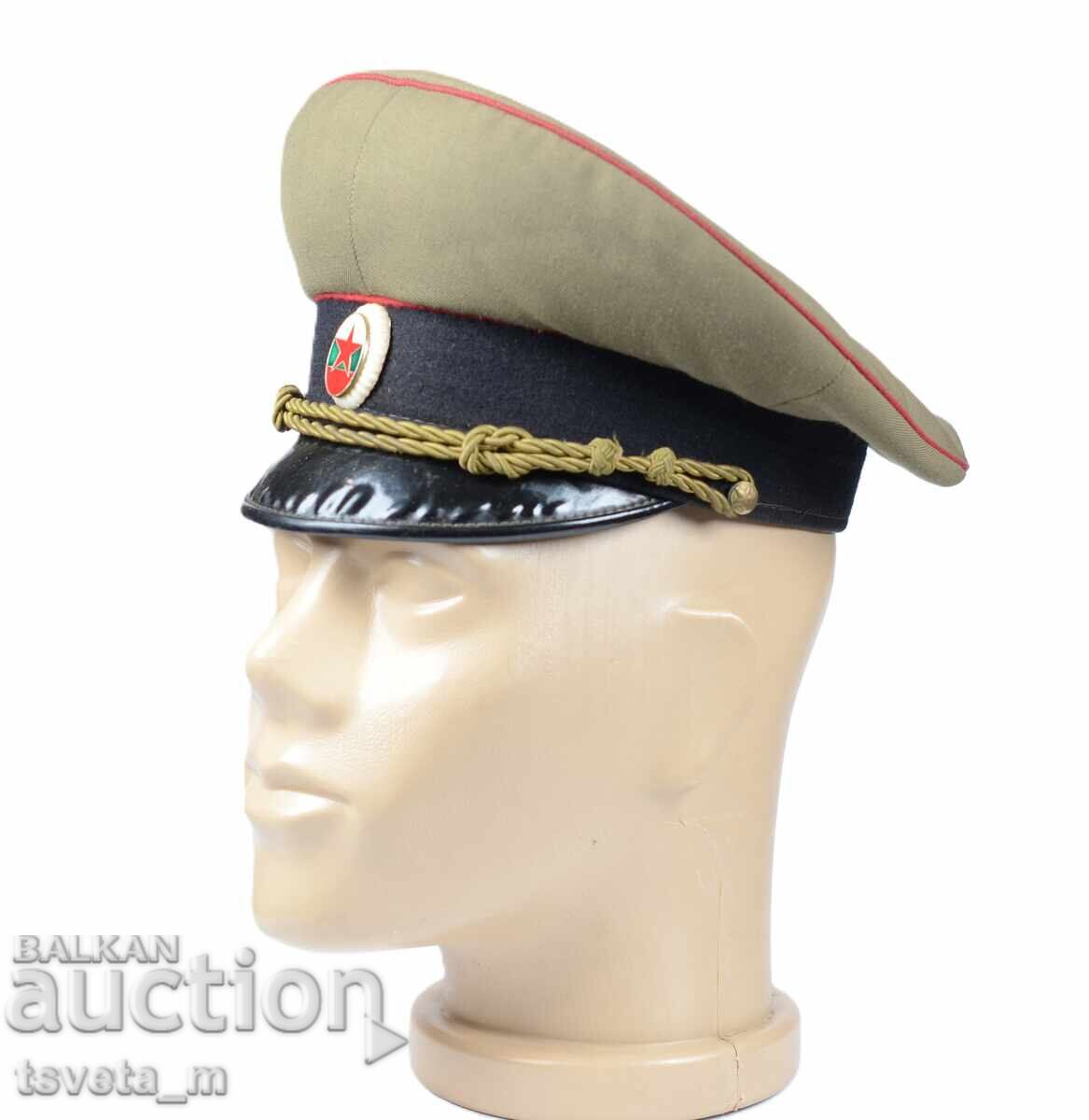 Военна шапка, фуражка БНА соц с цена 15.00 лв. | € 7.67 Военна шапка, фуражка БНА соц с цена 15.00 лв. | € 7.67